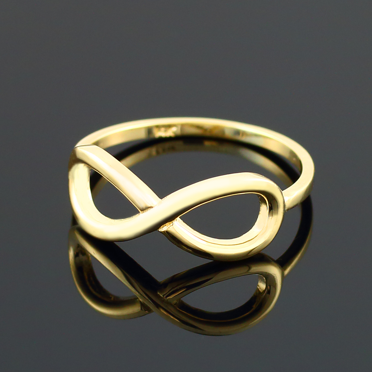 Genuine Earth Mined Gem Quality Emerald Infinity Symbol Ring 925 14kt Size  7 | eBay